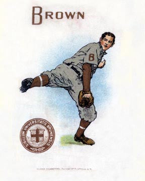 Brown University Baseball Art Litho  7198 Brown University Baseball Art Litho  7198