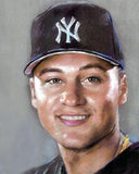 Yankees Derek Jeter Art Litho  7209