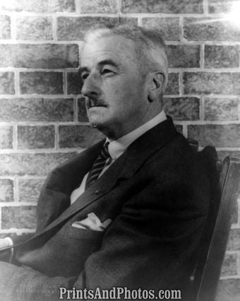 Author William Faulkner Portrait  7212 Author William Faulkner Portrait  7212