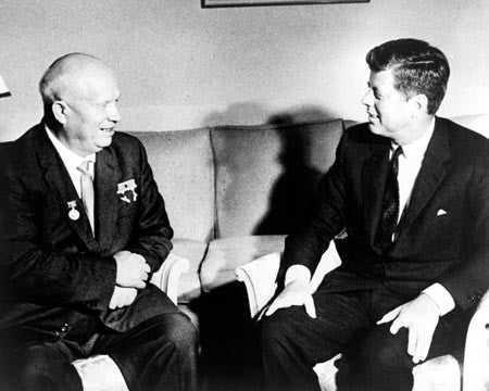 JFK & Nikita Kruschev 7222