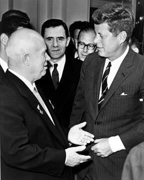 JFK & Nikita Kruschev 7222