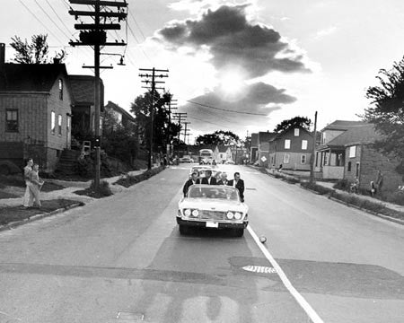 JFK Campaign Motorcade  7223