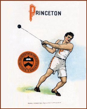 Princeton Hammer Throw Art Litho  7231 Princeton Hammer Throw Art Litho  7231