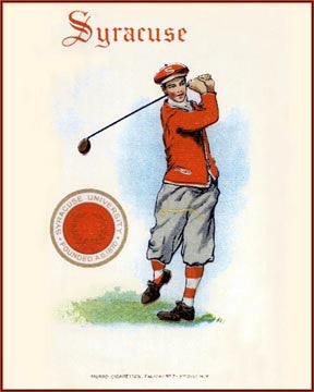 Syracuse Golf Art Litho  7241 Syracuse Golf Art Litho  7241