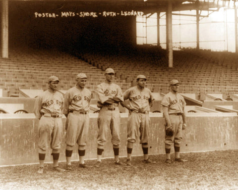 Babe Ruth & Red Sox Pitchers Photo 7319