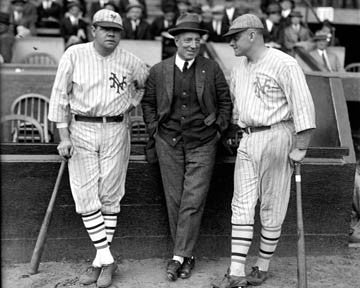 New York Giants Babe Ruth & Jack Bentley 7386 New York Giants Babe Ruth & Jack Bentley 7386