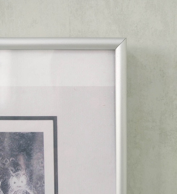 Classic minimalist aluminum 11x14 inch wall hanging metal photo frame certificate frame fits 8x10 inch photos - Prints and Photos