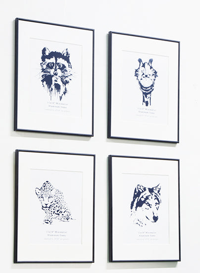 Fits 8x10" (20x25cm) photos plexi glass 4Pcs 11x14 inch full size aluminum photo Frame matboard kids art gallery Wall frame - Prints and Photos