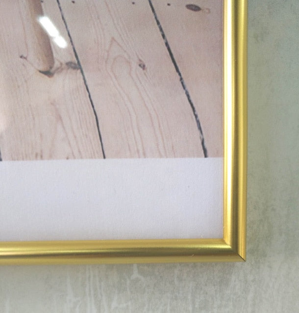 Classic minimalist aluminum A5  A4  A3  8.5x11" 20x30cm poster frame for wall hanging metal photo frame certificate frame - Prints and Photos