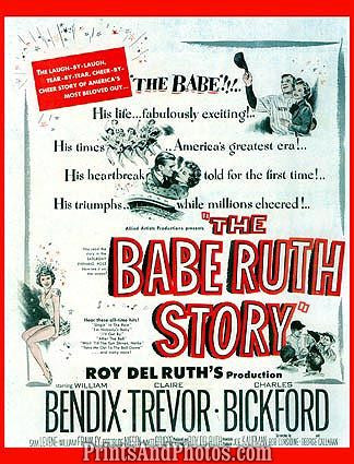 Yankees BABE RUTH STORY MOVIE  0289