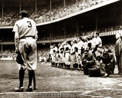 Yankees BABE RUTH Farewell  0334