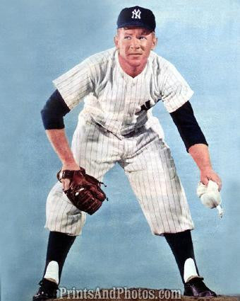 Yankees WHITEY FORD Color  0417