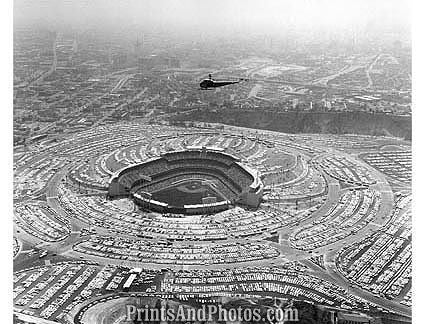 LA Dodger Stadium Ravine Aerial  0804