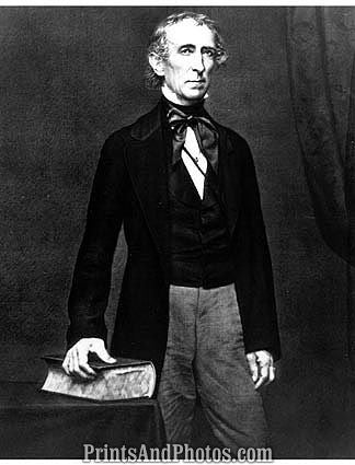JOHN TYLER 10TH President Portrait  0852
