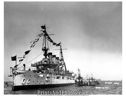 Navy BATTLESHIP USS MINNESOTA  0960