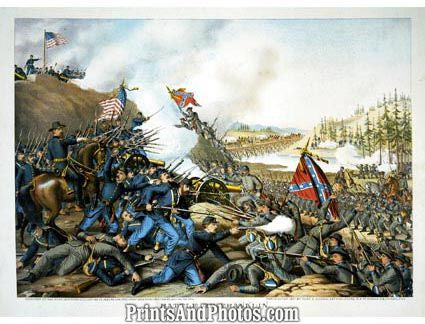 CIVIL WAR Battle of Franklin PRINT 1209