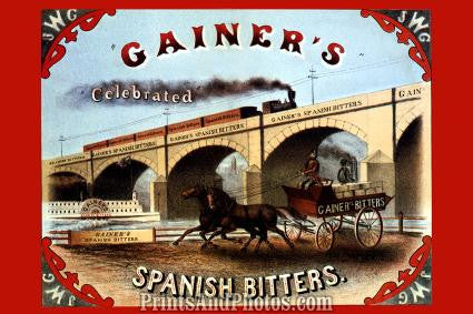 GAINERS Spanish Bitters Ad 1306