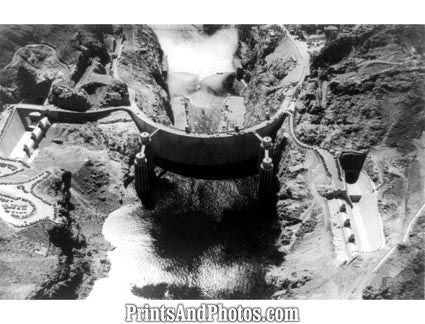 Aerial  of Boulder Dam 1328