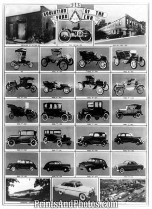 Evolution of the Ford Motor Car  1340