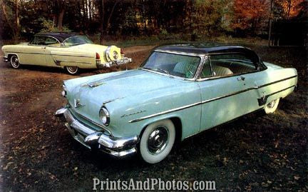 1954 LINCOLN CAPRI Car  1376 - Prints and Photos