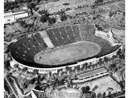 Olympics RAMS LA Coliseum 50s AERIAL 1534