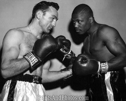 BASILIO vs Saxton 1956 Boxing  1566