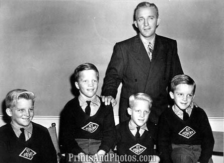 Bing Crosby & Family Portrait  1675