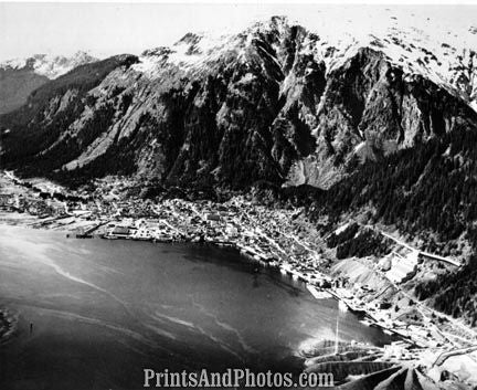 CITY Juneau AL 50s AERIAL  1712