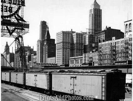 Chicago Illinois Freight Train  19170