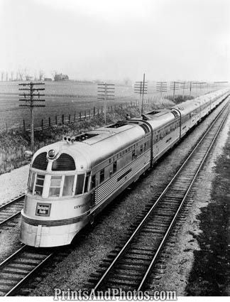 Denver Zypher Train Burlington Railroad 19240