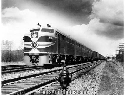 Erie Railroad CO Train Meadville PA 19310