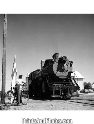 Harvest Wheat Train Parker Kansas 19400