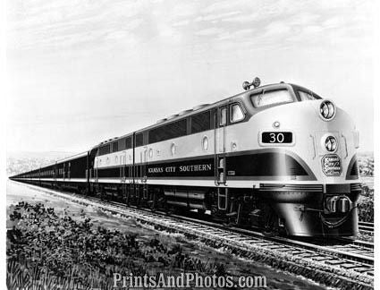 Kansas City Southern Line TRAIN  19470