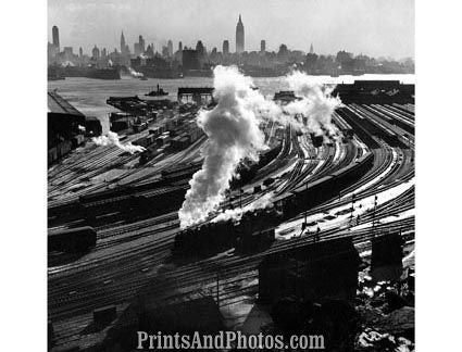 NY Central Railroad Yards  19580