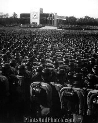 WWII  German NAZI Troop Rally 2029
