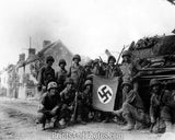 WWII  US Capture Nazi Flag 2043