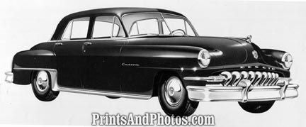 1952 Chrysler Desoto Custom Sedan  2112 - Prints and Photos