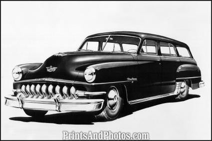 1952 Chrysler Desoto Station Wagon 2116 - Prints and Photos