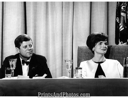 John F Kennedy & Jackie on TV  2247