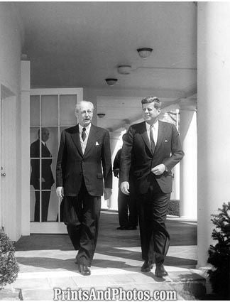 John F Kennedy Prime Minister MacMillan 2255