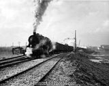 TRAIN Italian Countryside 1949  2396