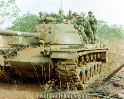 Vietnam Op Lincoln M48-A-3 Tank  2455