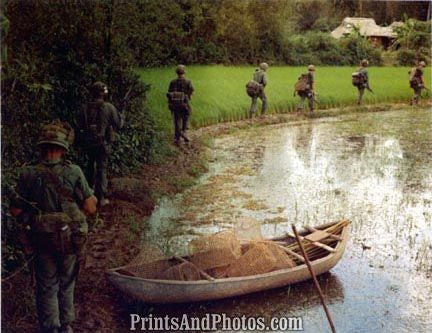 Vietnam Op Masher 7 Soldiers  2464