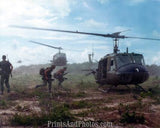 Vietnam UH-1D Helicopter Airlift  2493