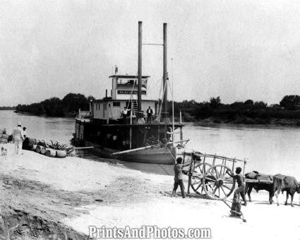 STEAMER Bessie on Rio Grande River TX 2612