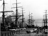 SCHOONERS Moored SF Wharf 1900  2625