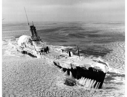 Navy  Submarine Stuck Artic ICE 2708