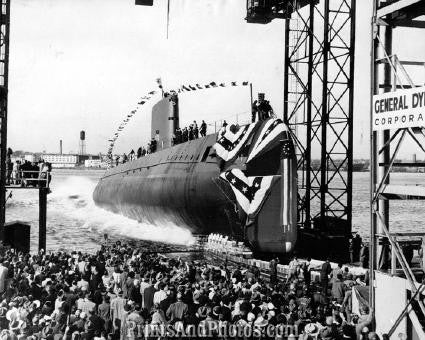 Navy  Atomic Sub Launching 2734
