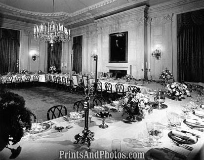 Kennedy White House Dining Room  2740