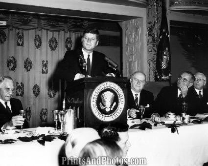 John F Kennedy at Podium  2790